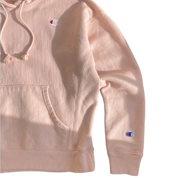 Champion Reverse Weave Baby Pink Hoodie (Size XL) - Picture 4 of 8